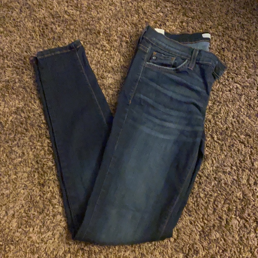 Dark Blue Skinny KANCAN Jeans